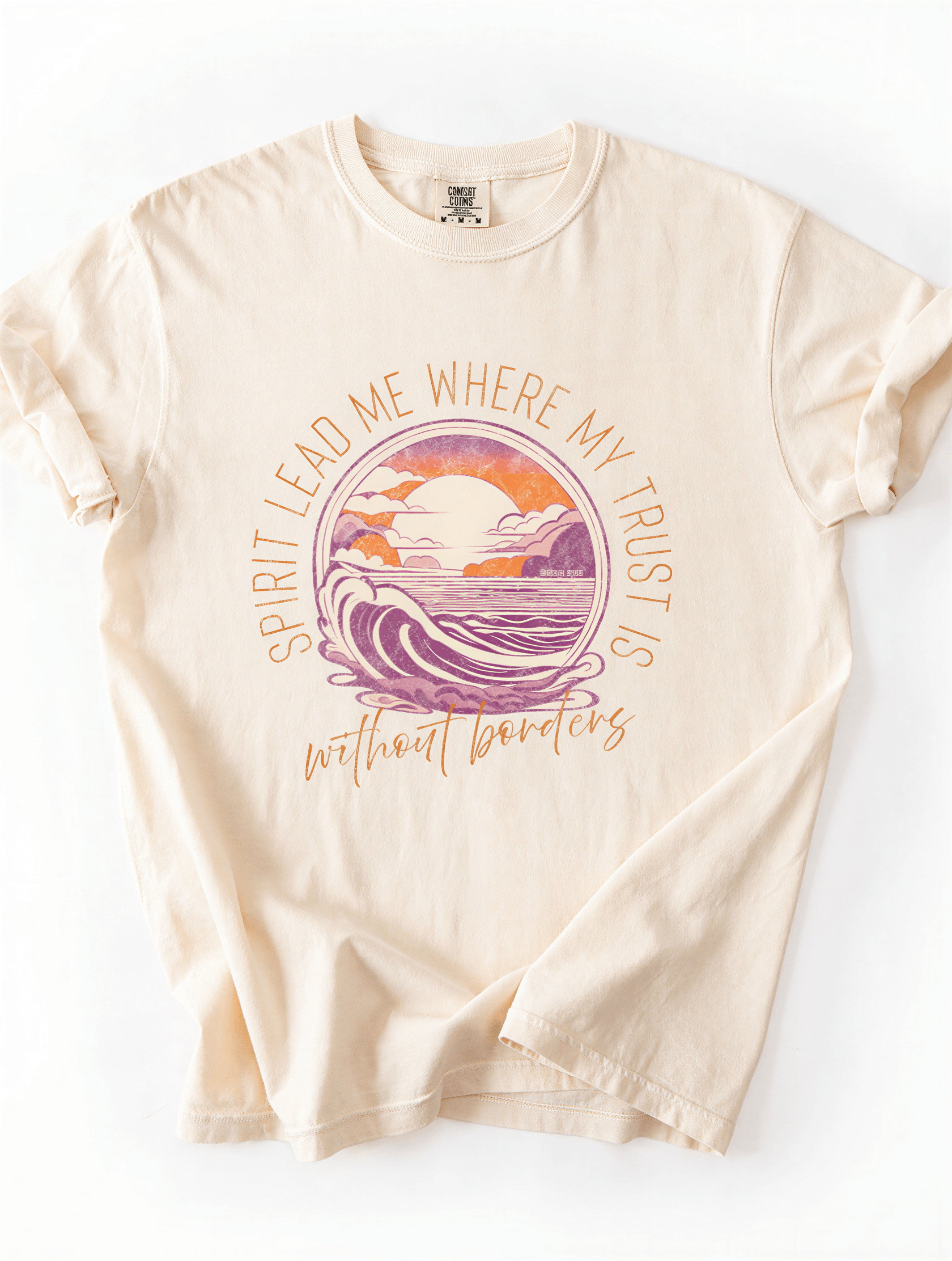 flay lay of without borders tee