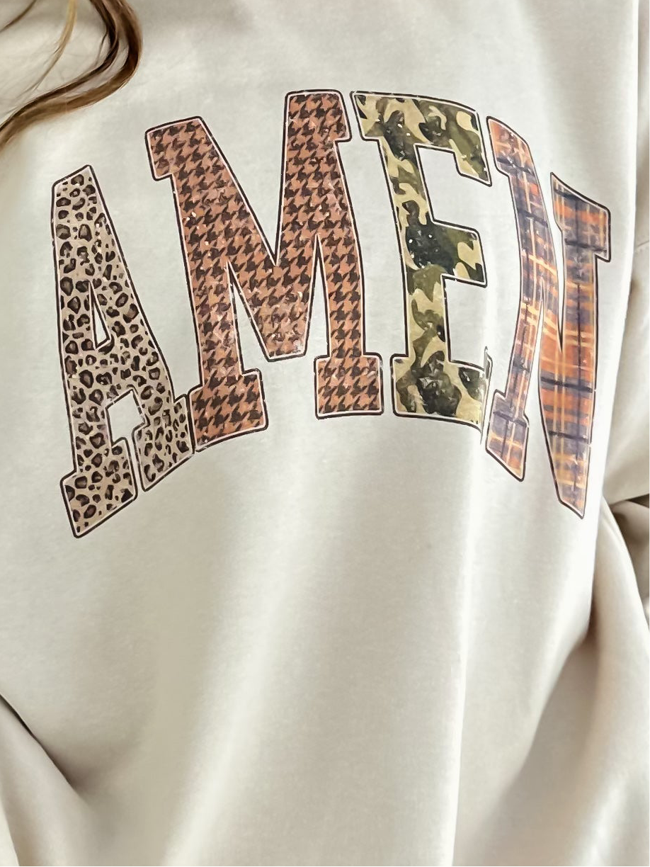 AMEN Patchwork Sweatshirt