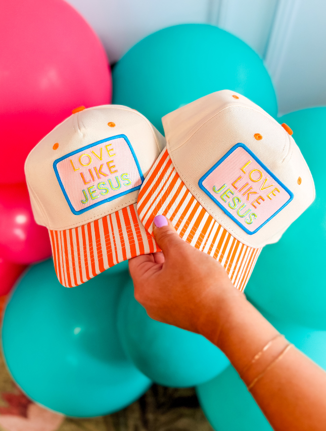 colorful trucker cap