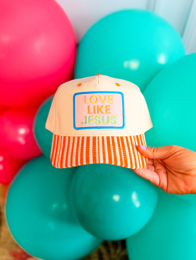 colorful trucker hat