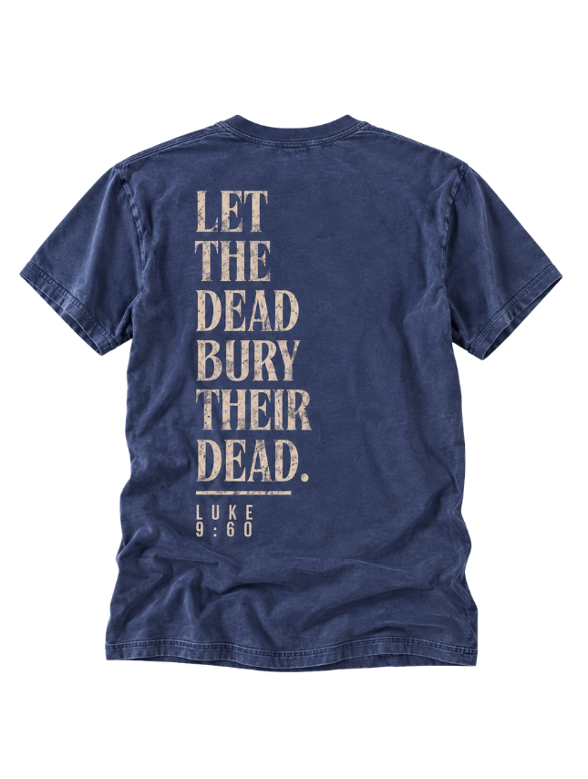 Luke 9:60 Tee - Denim