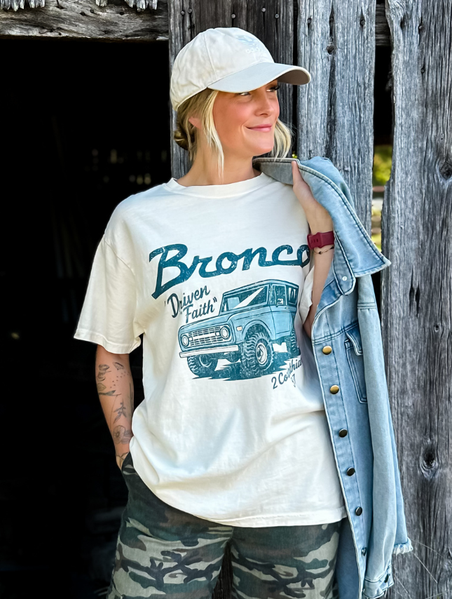Driven By Faith Bronco Tee