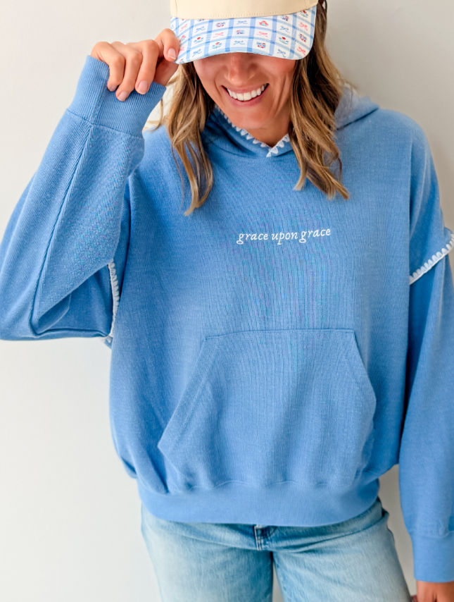 Grace Upon Grace Embroidered Pullover
