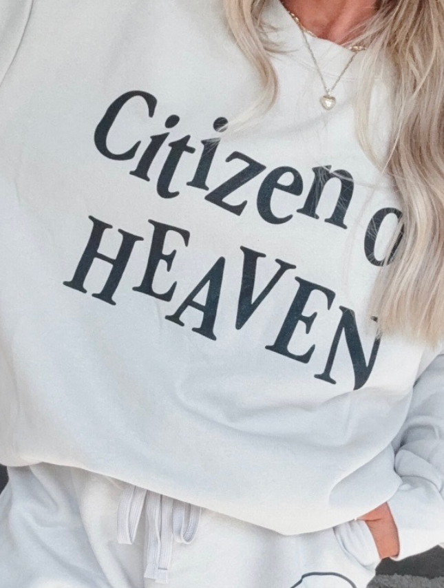 Citizen of Heaven Sweatshirt - Nicole x Worthy Wear