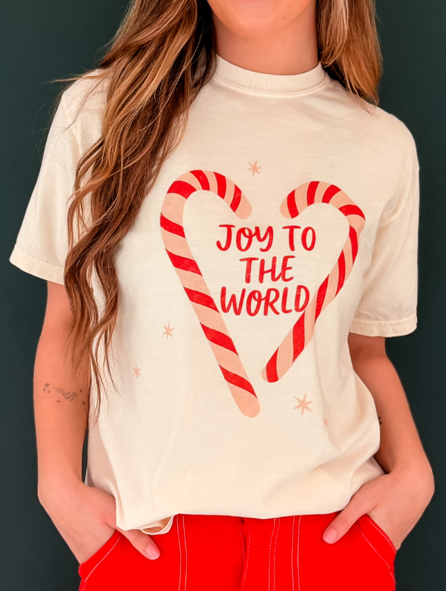Joyful Candy Canes Tee