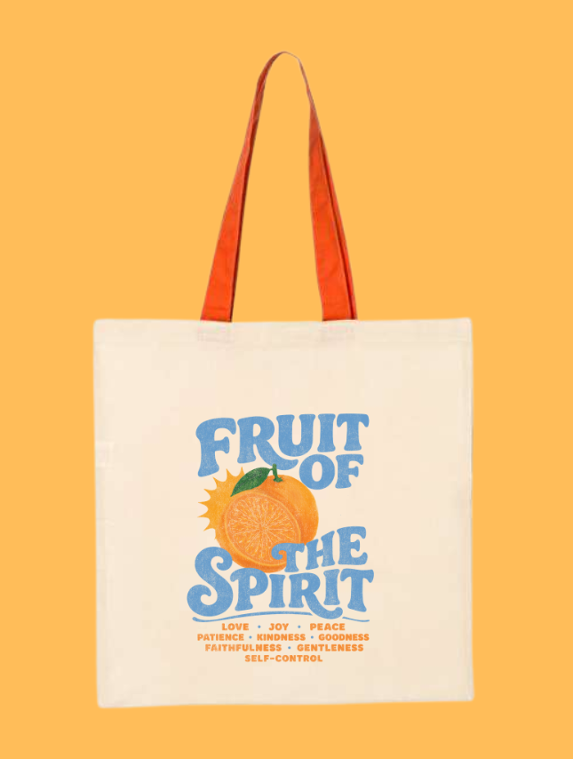 Vintage Fruit of the Spirit Tote Bag