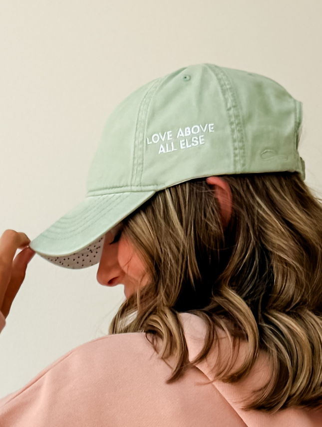 Love Above All Else Embroidered Cap
