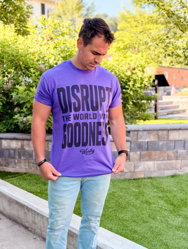Bold Disrupt Tee - Purple