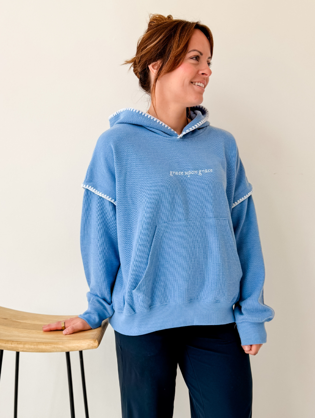 Grace Upon Grace Embroidered Pullover