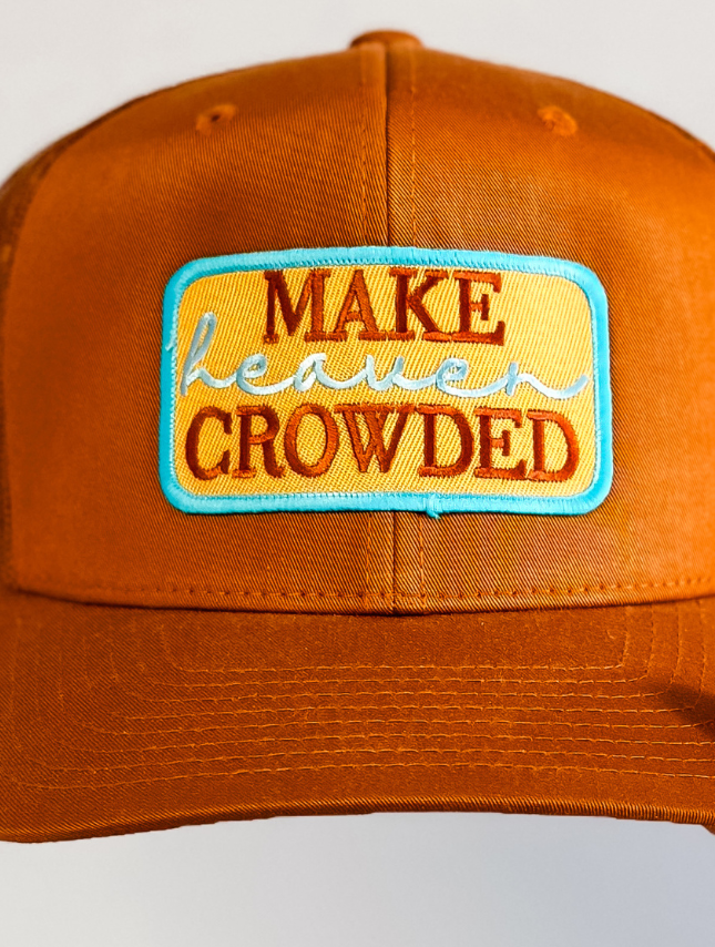 brown trucker hat