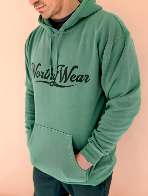 Worthy Wear Pigment-Dye Hoodie - Green