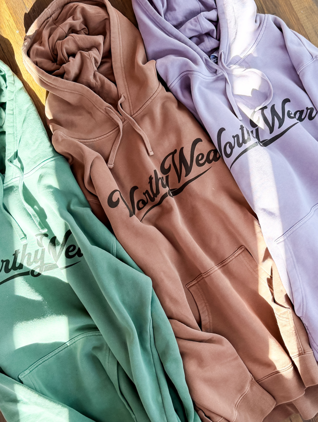 Worthy Wear Pigment-Dye Hoodie - Green