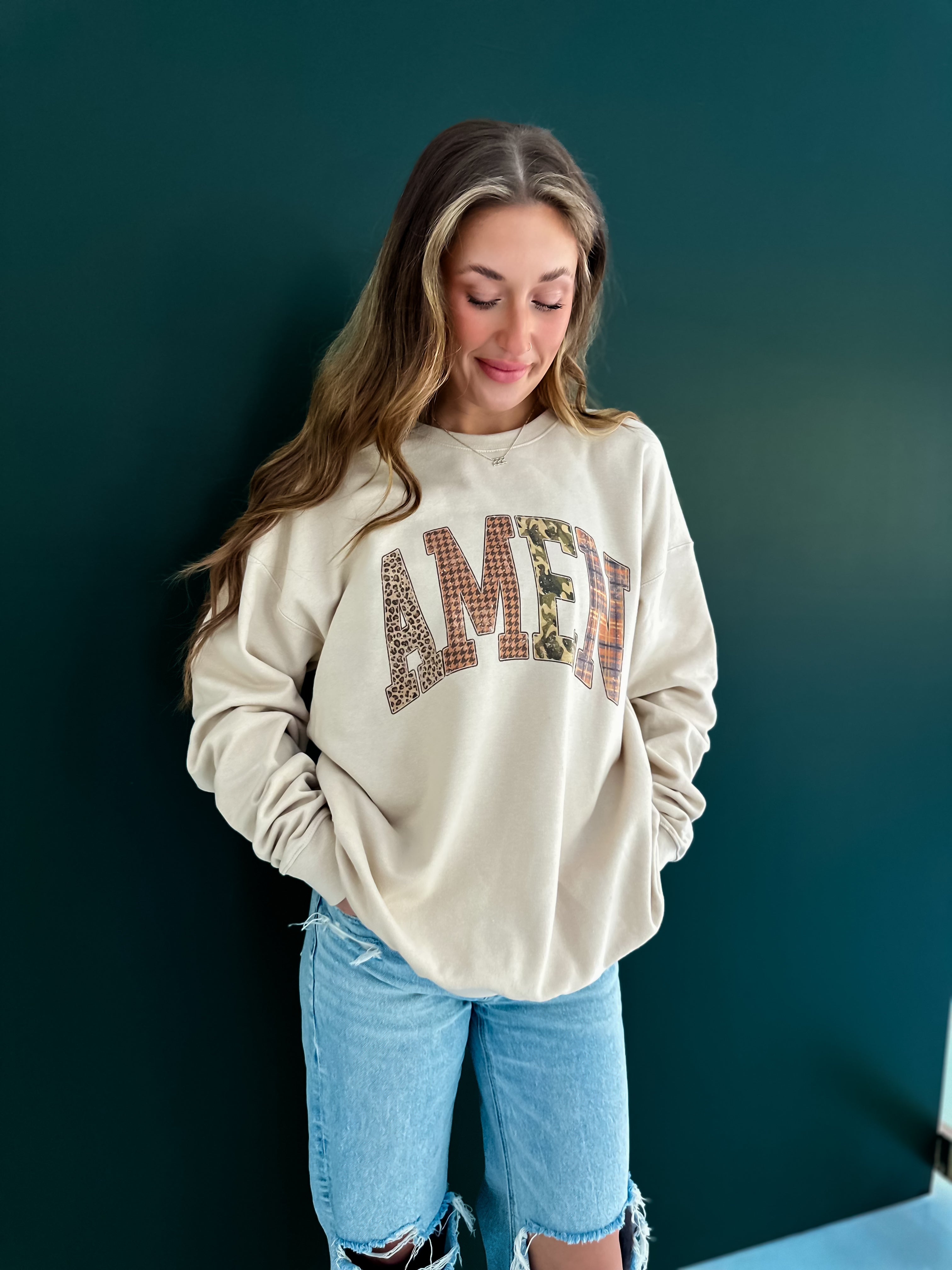 AMEN Patchwork Sweatshirt
