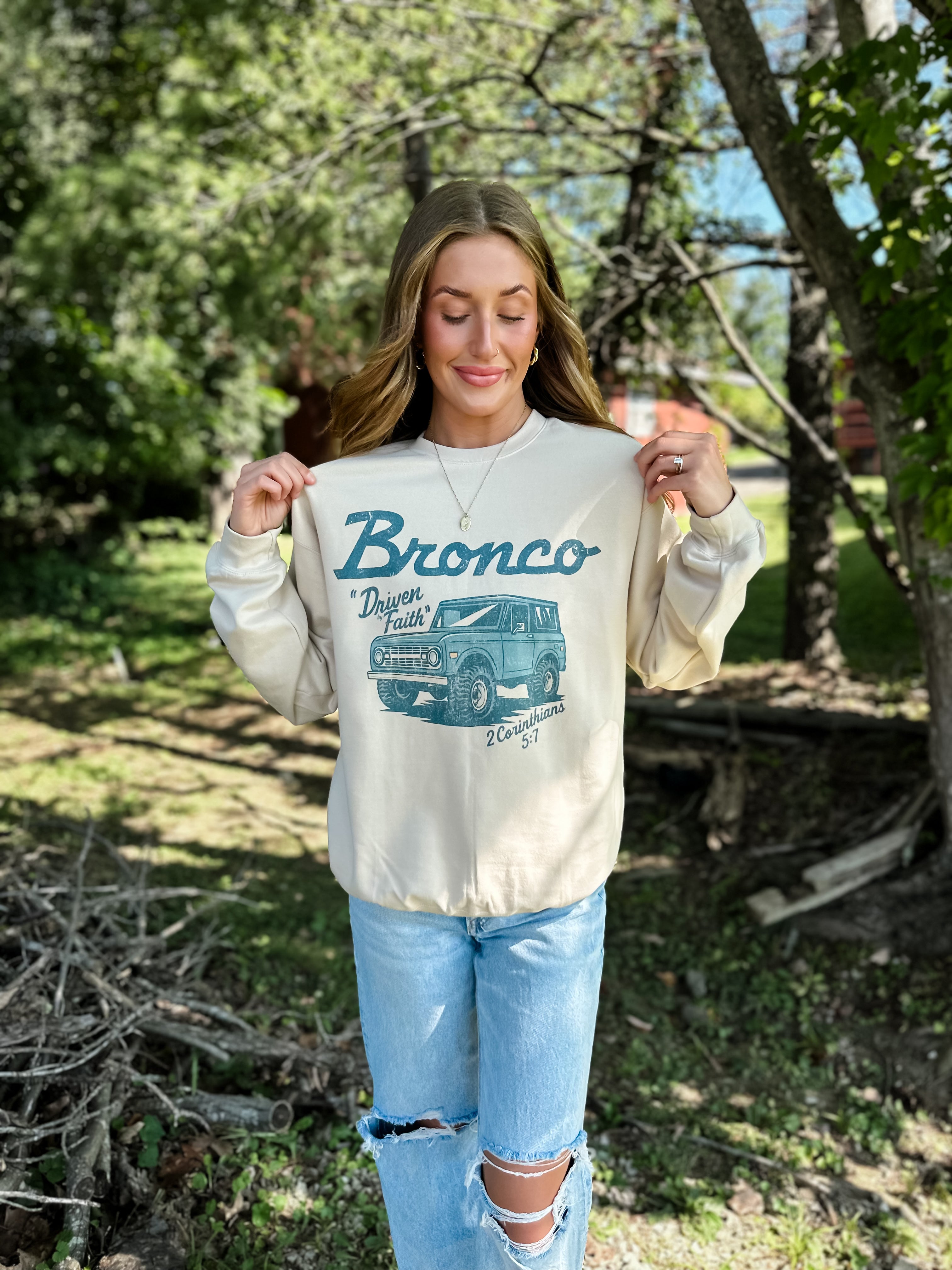 Driven By Faith Bronco Sweatshirt