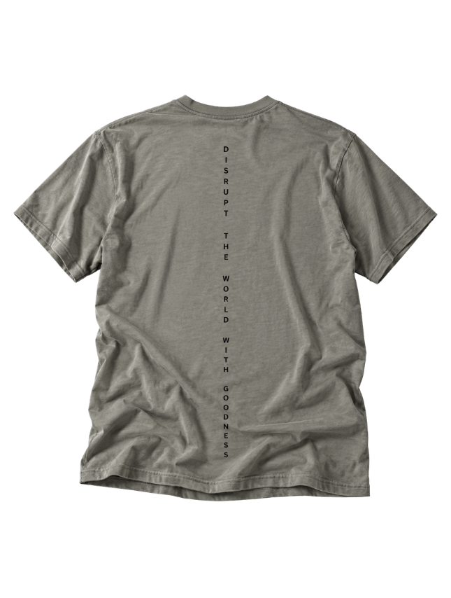 Worthy Disrupt Tee - Stone Grey