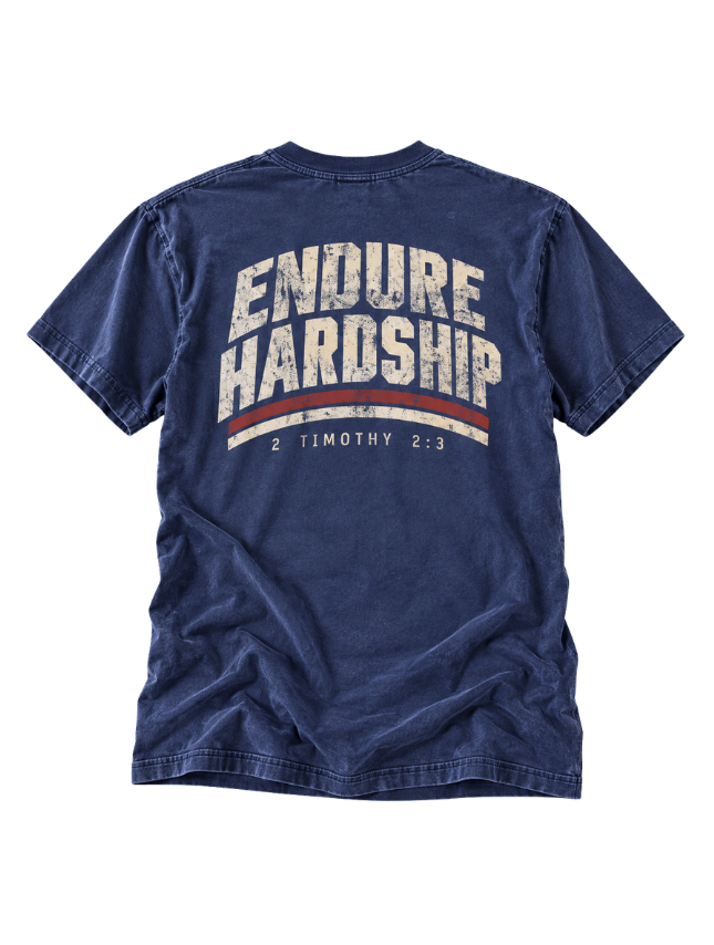 Endure Hardship Tee - Denim