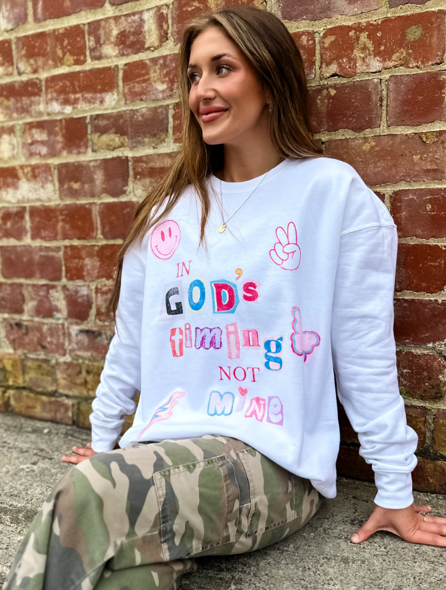 In God's Timing Sweatshirt