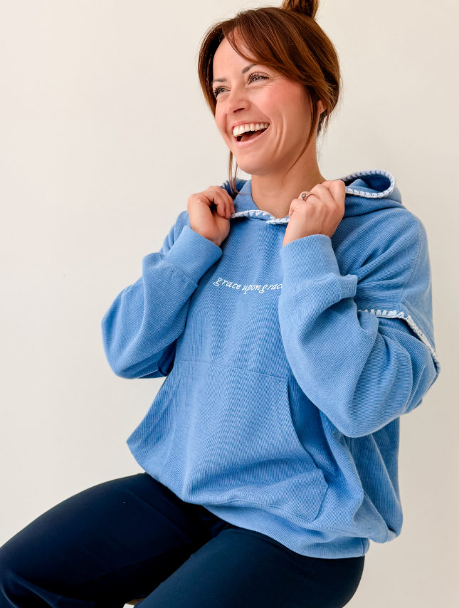 Grace Upon Grace Embroidered Pullover