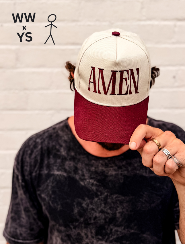 AMEN Trucker Hat - Maroon