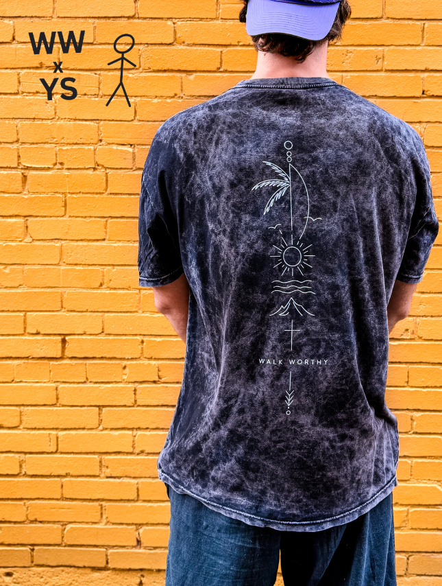 Walk Worthy - Mineral Wash Tee