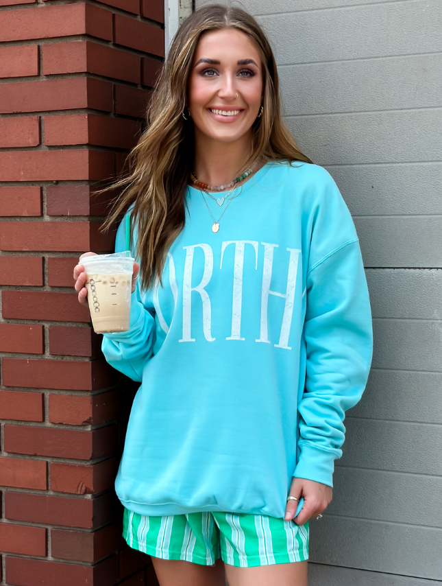 Worthy Sweatshirt - Bright Blue