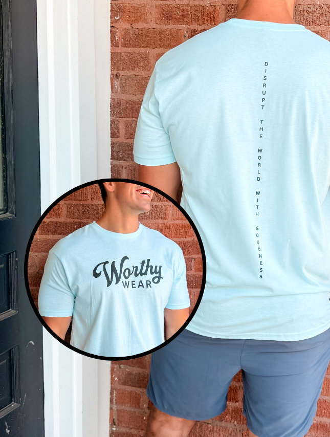 Worthy Disrupt Tee - Ice Blue