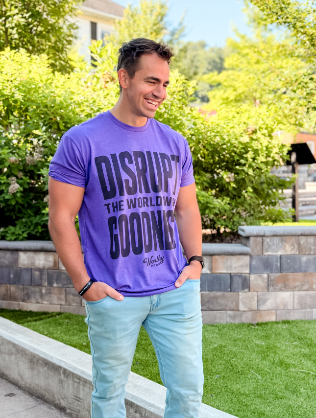 Bold Disrupt Tee - Purple