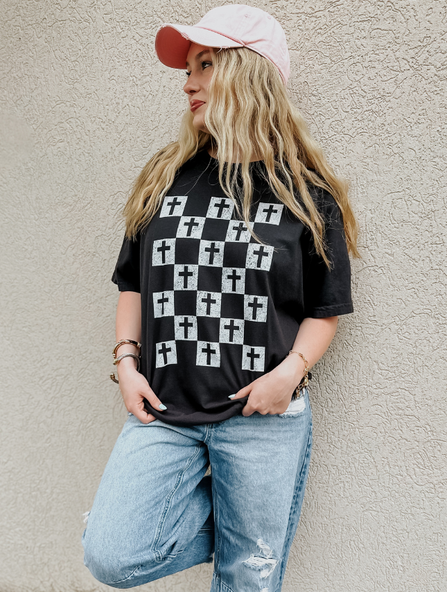 Bold Crosses - Black