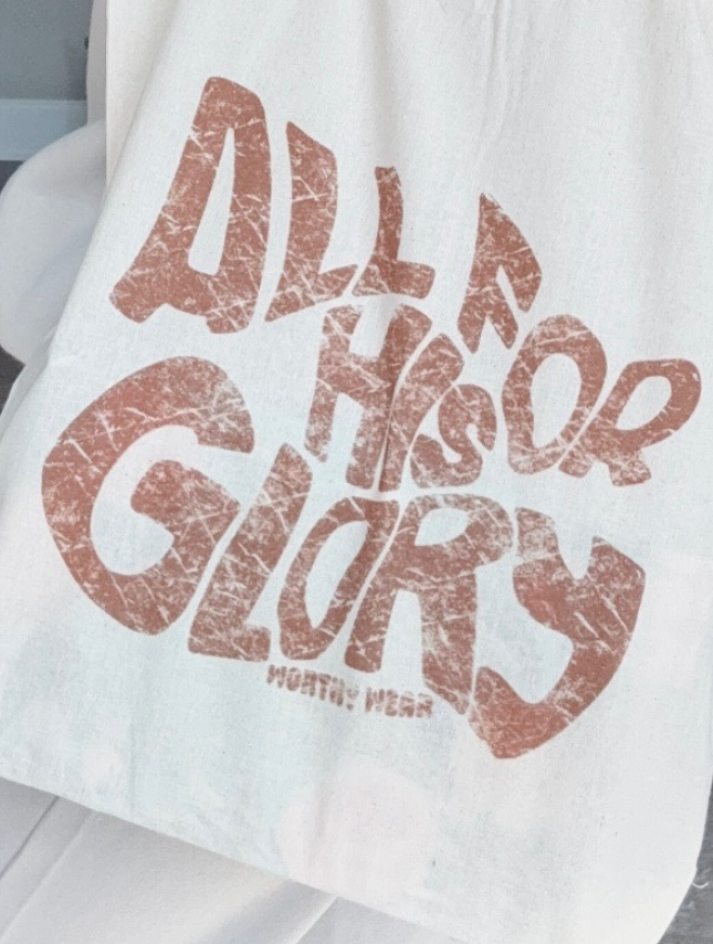 All For His Glory Bible Bag - Nicole x Worthy Wear