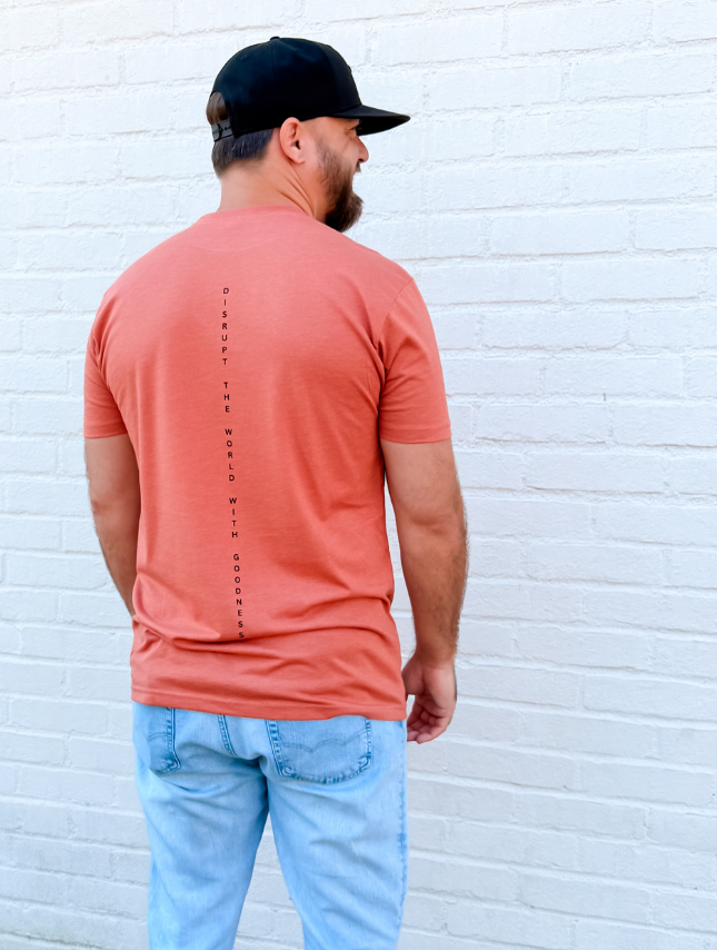 Worthy Disrupt Tee - Heather Redwood