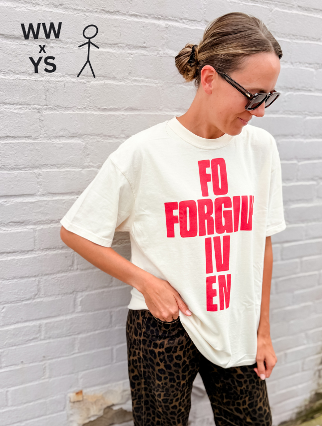Forgive Forgiven Tee - Pink Version