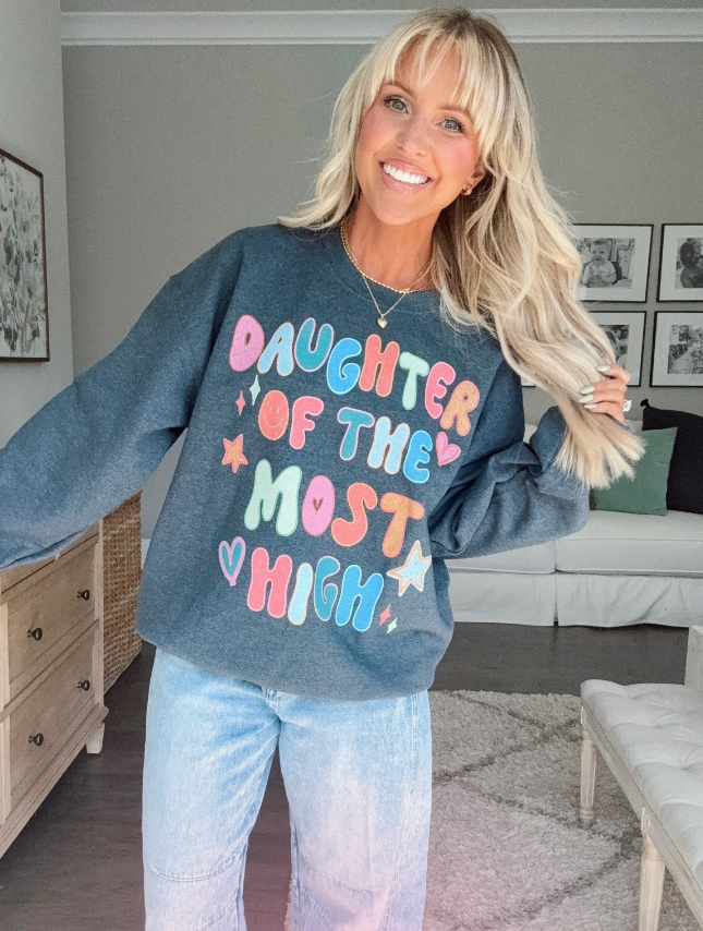 Daughter of the Most High Sweatshirt - Nicole x Worthy Wear