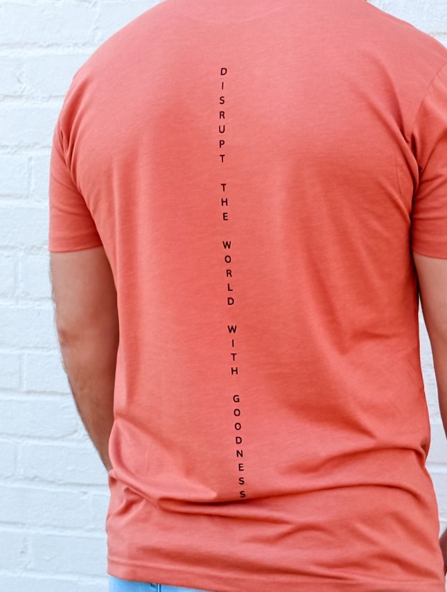 Worthy Disrupt Tee - Heather Redwood
