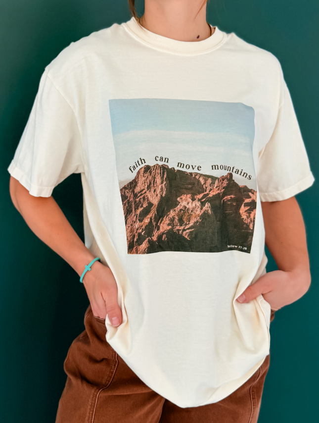 Faith Can Move Mountains Tee