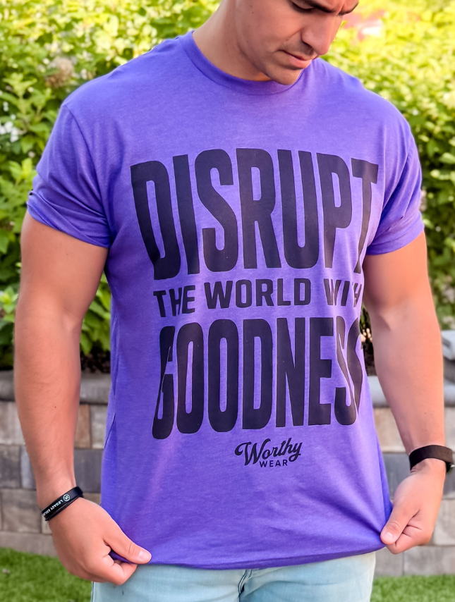 Bold Disrupt Tee - Purple