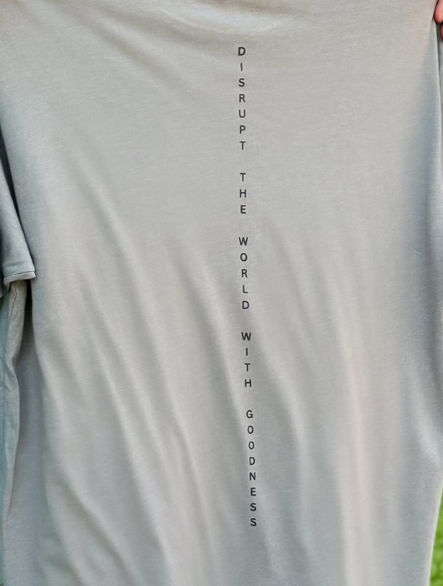 Worthy Disrupt Tee - Stone Grey