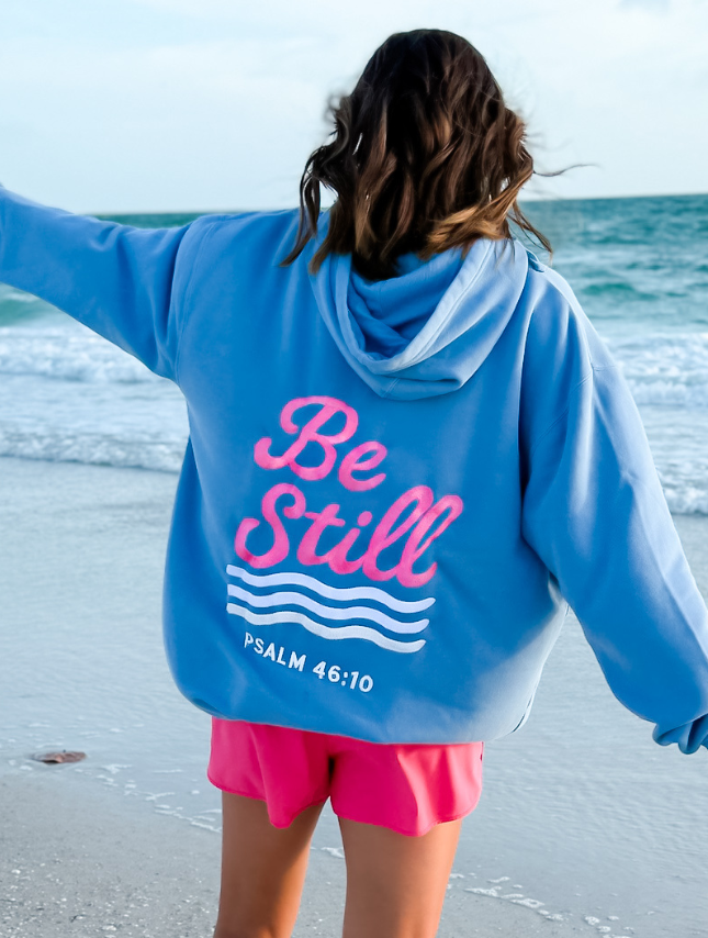 Be Still Embroidered Hoodie