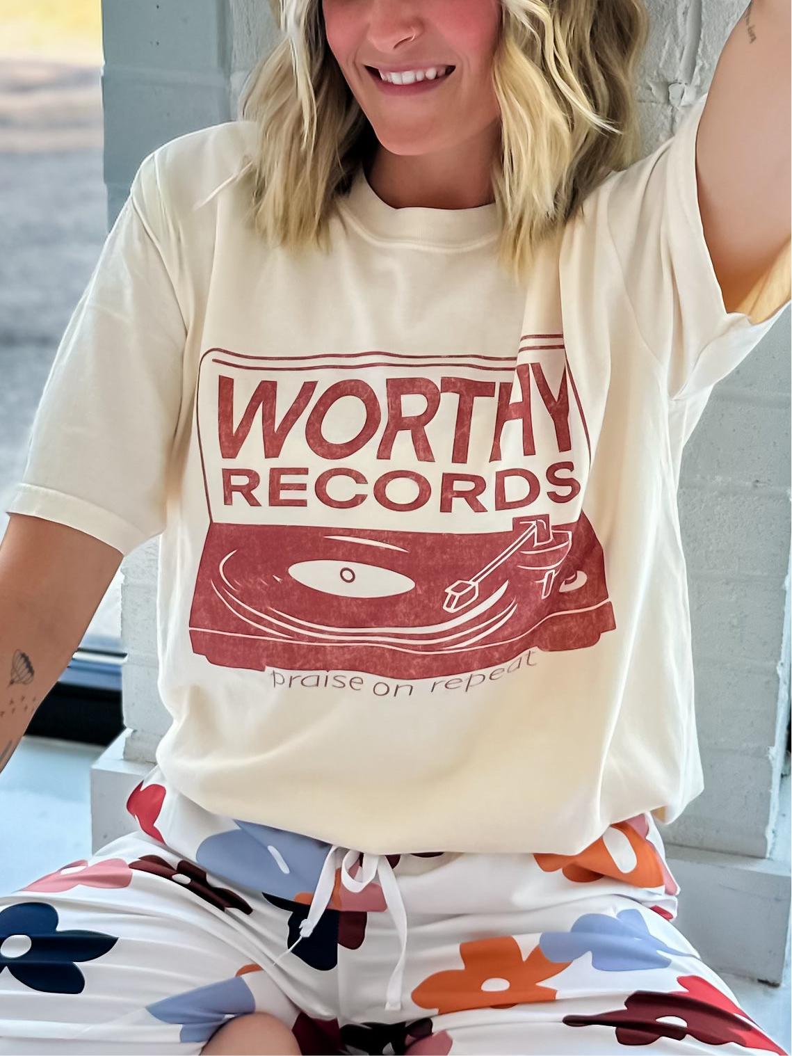 Worthy Records Tee