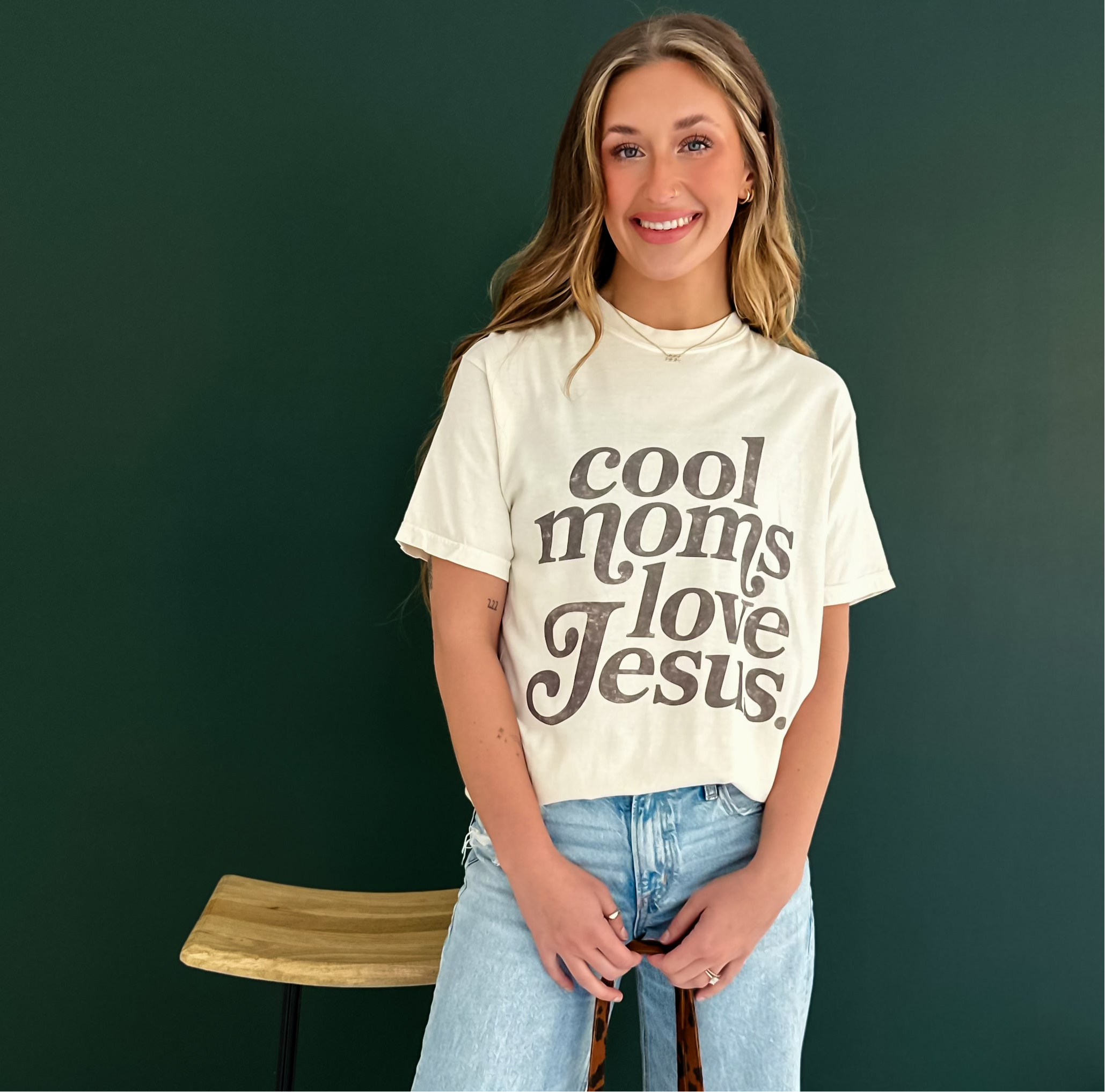 Cool Moms Love Jesus Tee