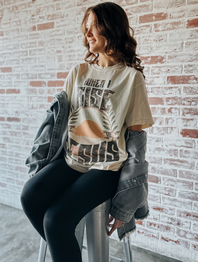 When I RIse Give Me Jesus Tee