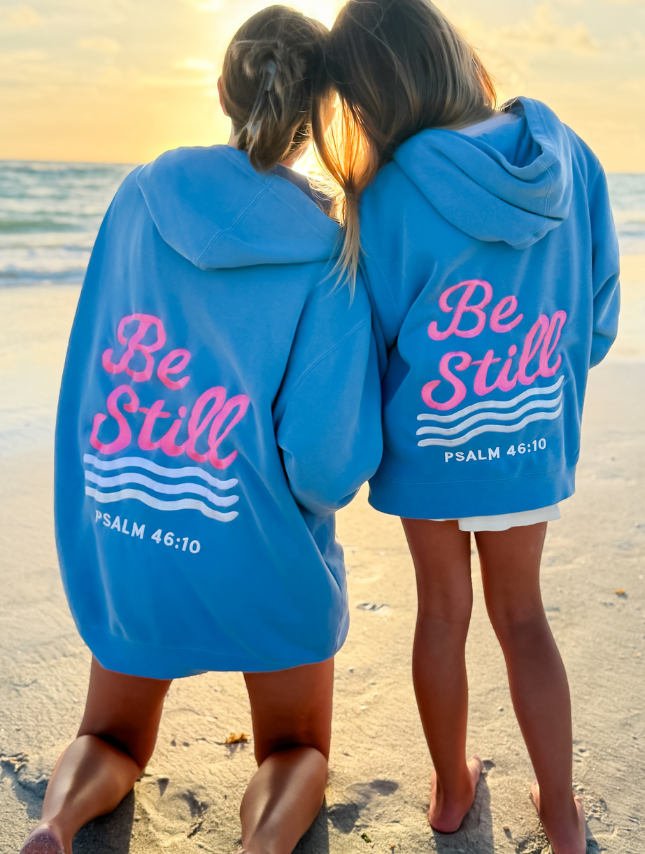 Be Still Embroidered Hoodie