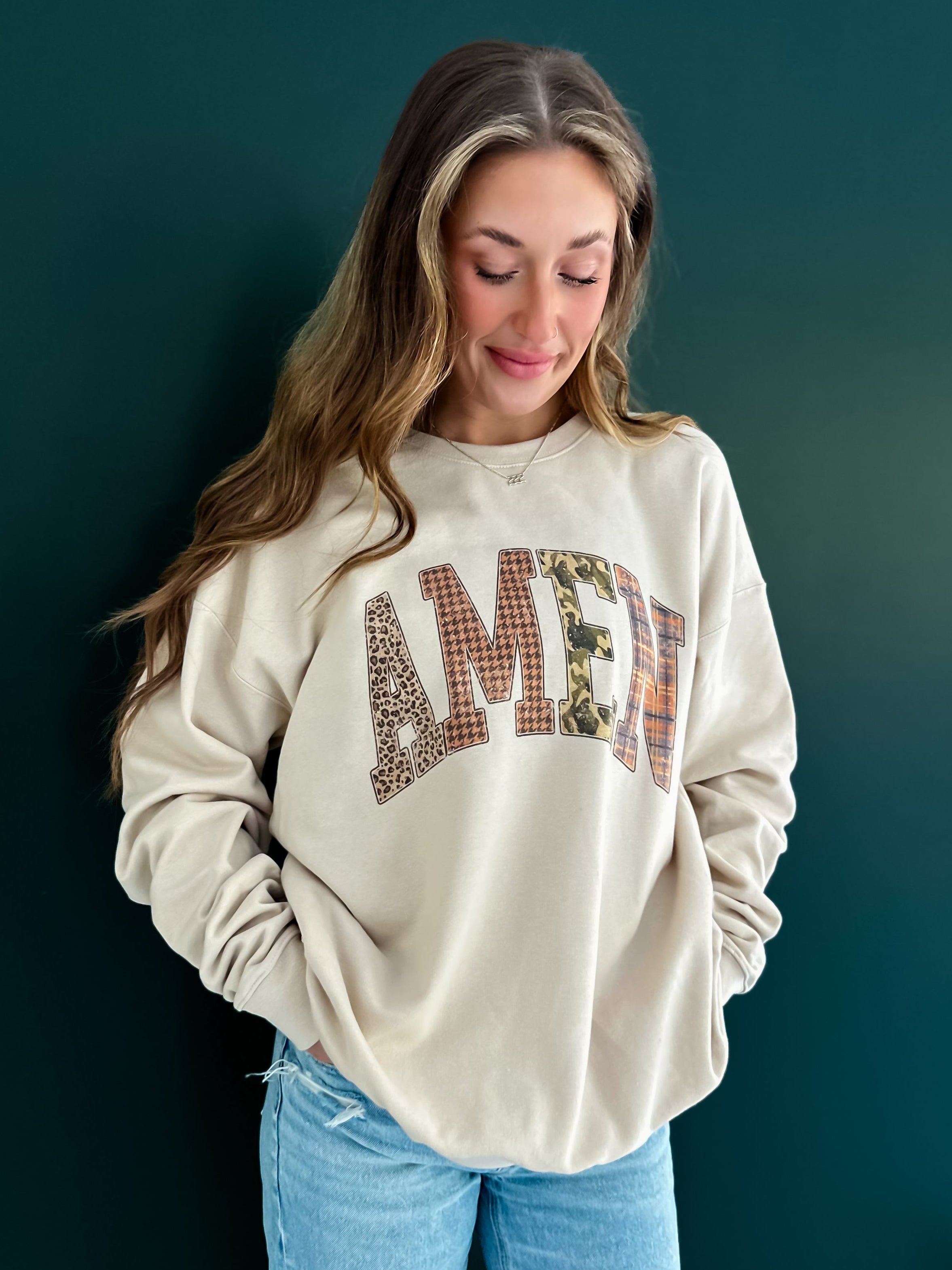AMEN Patchwork Sweatshirt