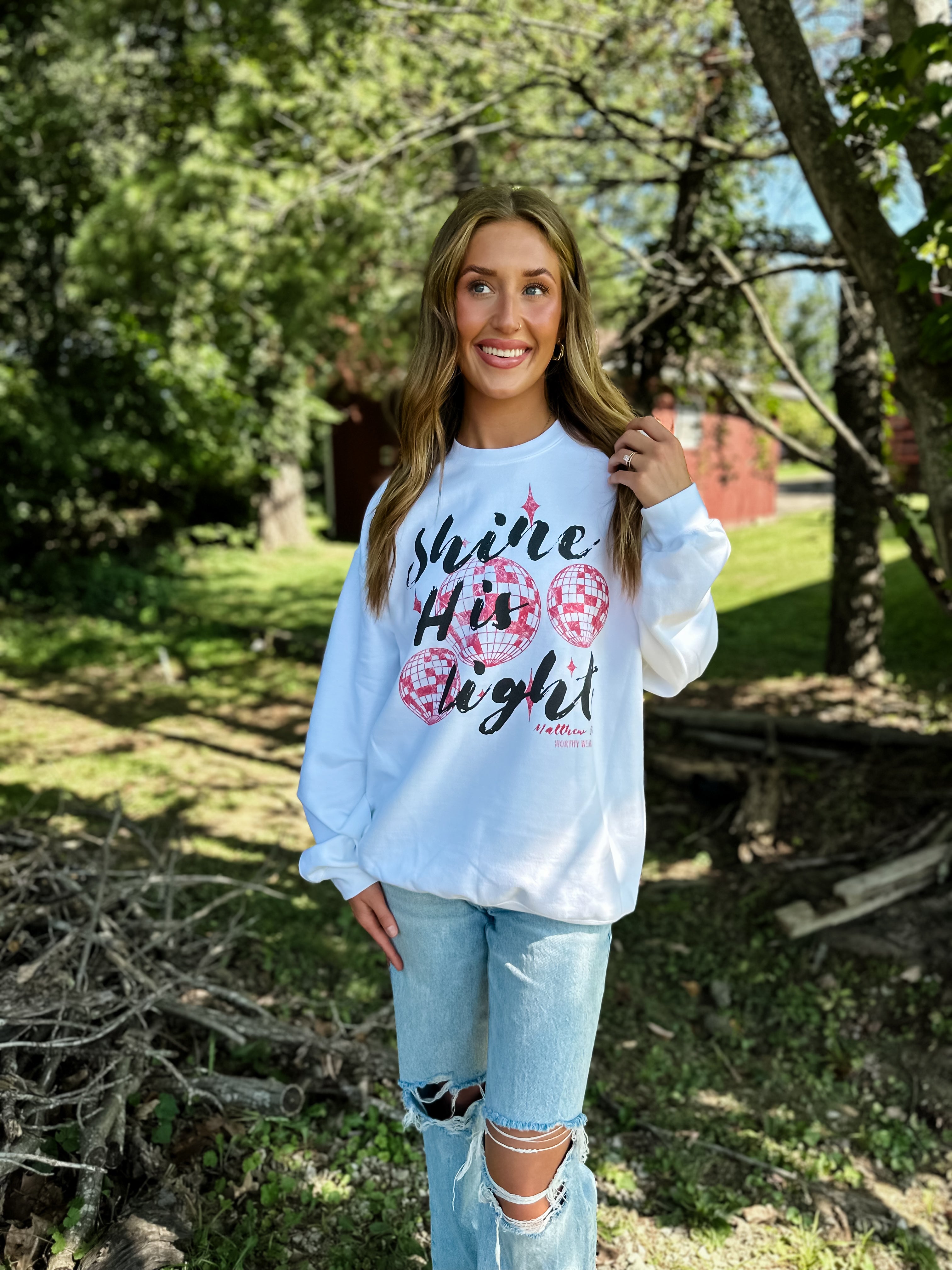Shine His Light Sweatshirt
