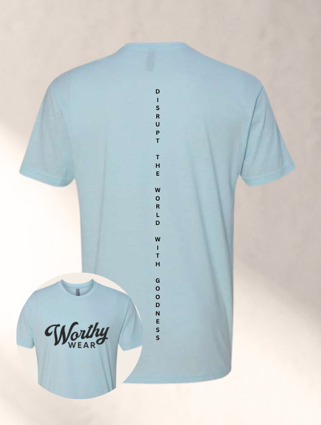 Worthy Disrupt Tee - Ice Blue