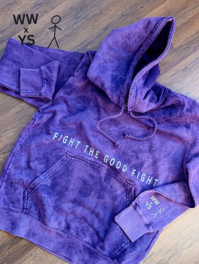 Fight The Good Fight - Mineral Wash Hoodie