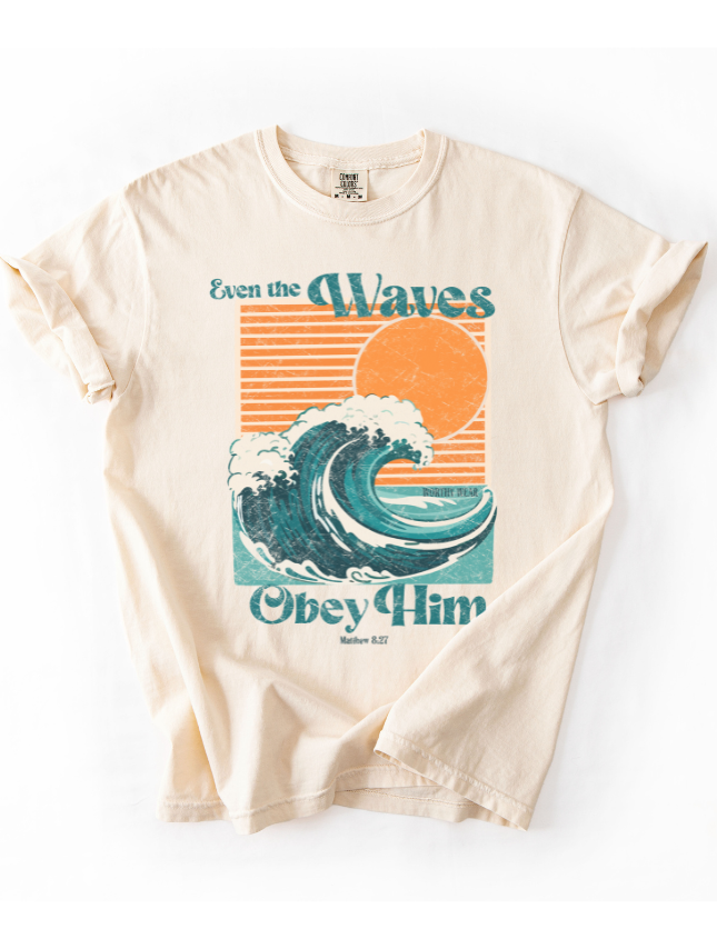 Even The Waves Tee