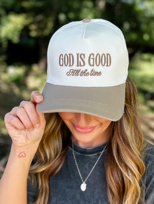 God Is Good - Tan Hat