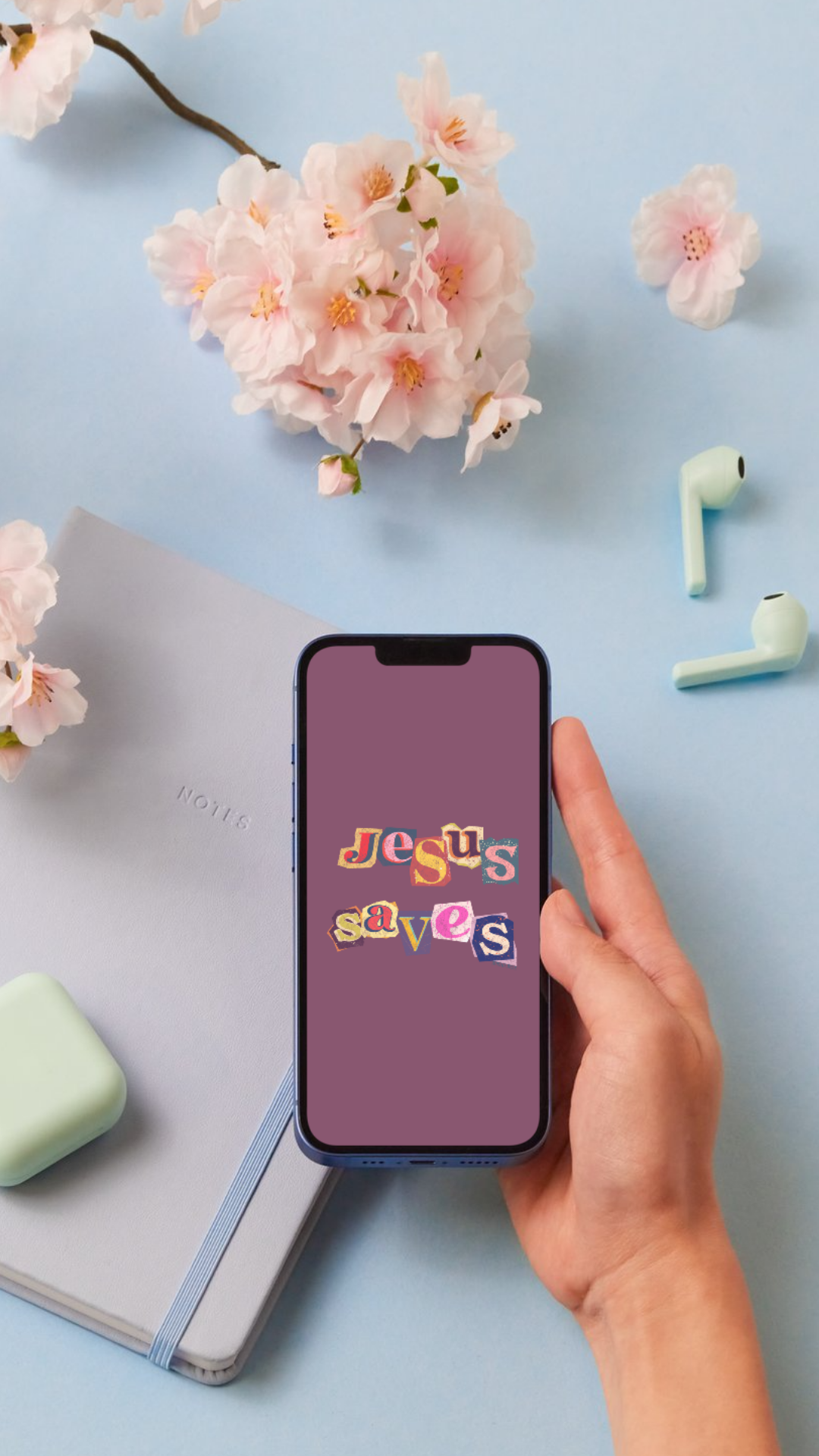 jesus saves phone wallpaper